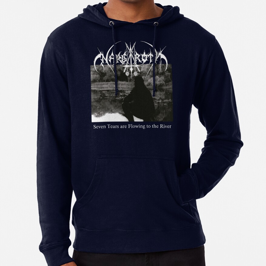 Nargaroth Seven Tears Are Flowing To The River Black Metal Hoodie - Image 6