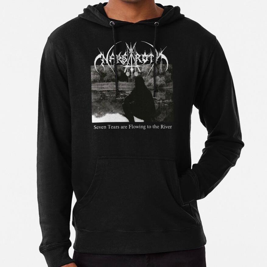 Nargaroth Seven Tears Are Flowing To The River Black Metal Hoodie