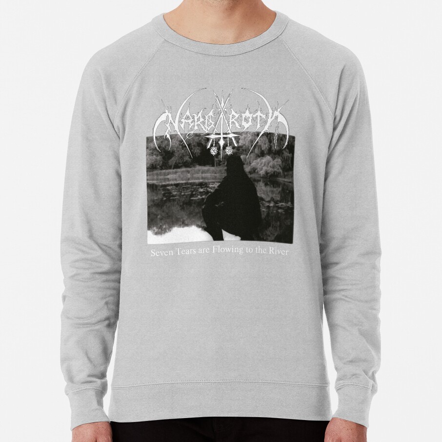 Nargaroth Seven Tears Are Flowing To The River Black Metal Sweatshirt - Image 5
