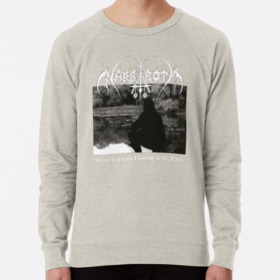 Nargaroth Seven Tears Are Flowing To The River Black Metal Sweatshirt - Image 4