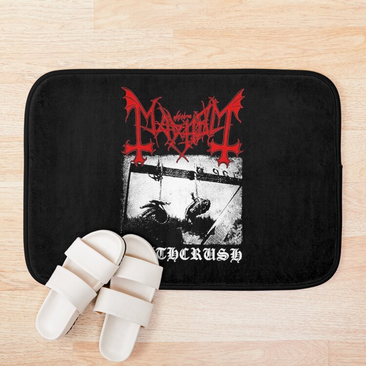 Mayhem Deathcrush Euronymous Dead Varg Bath Mat - Image 3