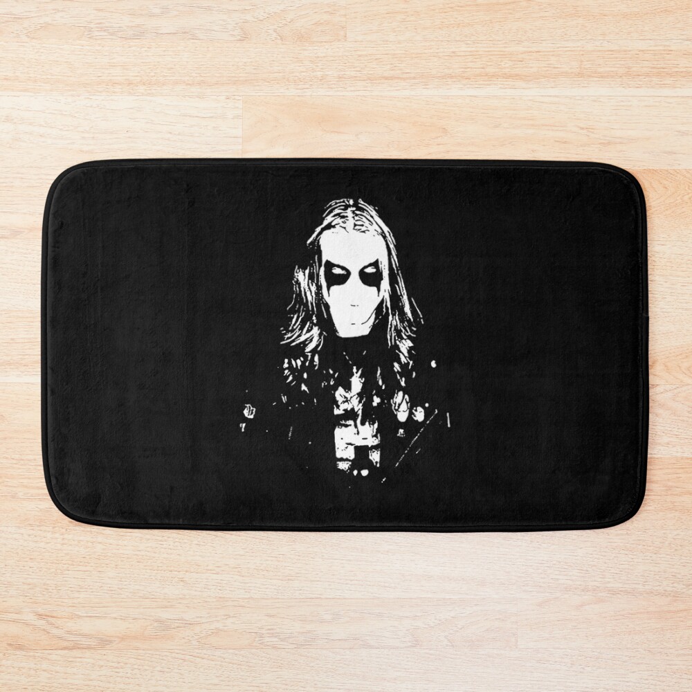 Black Metal Cult Bath Mat