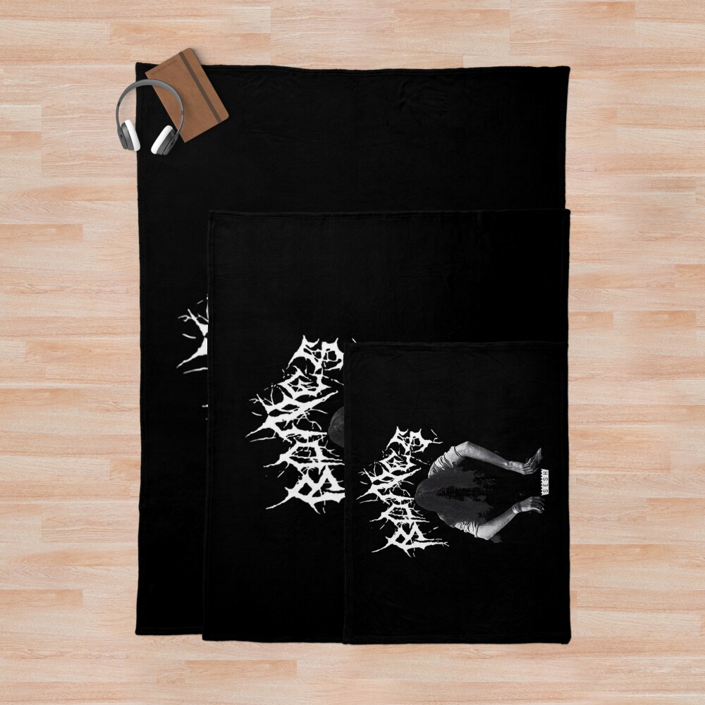 Human In The Sad Throw Blanket - Image 3