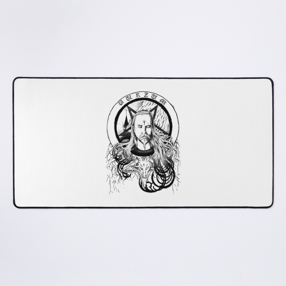 Copy Of Burzum Lettering Mouse Pad