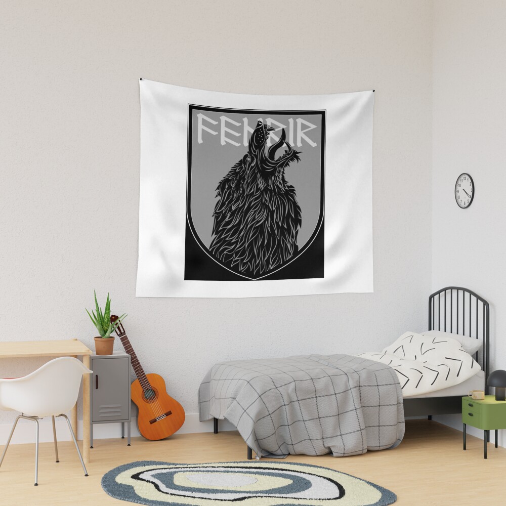 Fenrir Wolf Of Ragnarok Sleeveless Top Tapestry