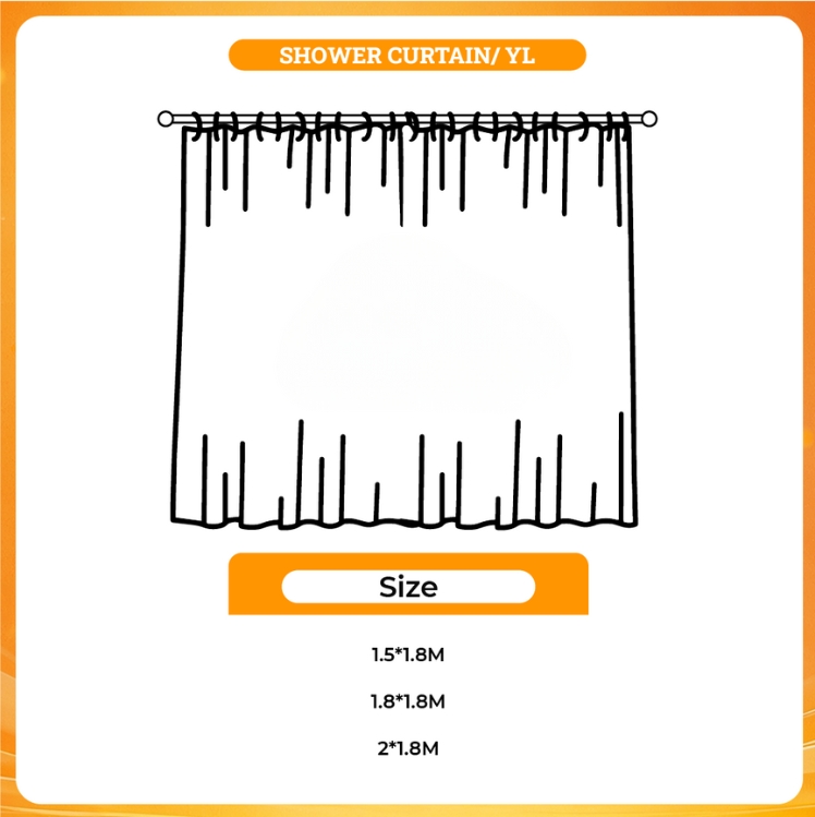 3D shower curtain - Burzum Shop